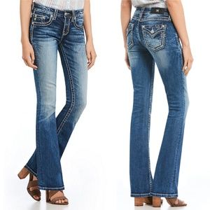 MISS ME JPW5066UL Mid-Rise Bootcut Stretch Jeans